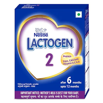 Nestle Lactogen 2 Follow-up Infant Formula Powder - After 6 Months, Stage 2 - 400 g