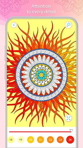 Screenshot Color by Number – Mandala Book