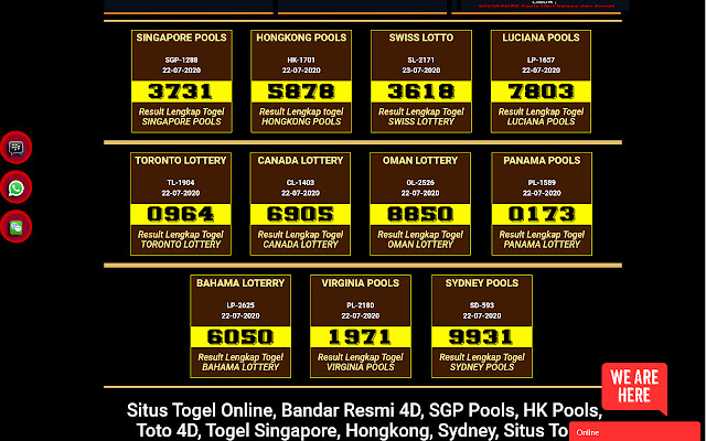 Togel Online Sgp Hk Sydney Pools