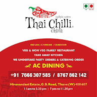 Thai Chilli China menu 1