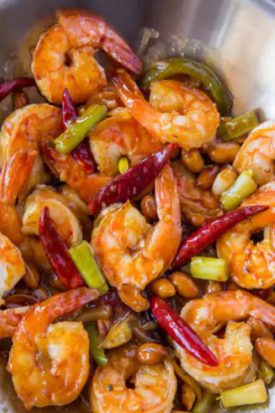 Prawns Kung Pao Dry