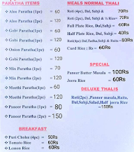 Shetty Foods menu 1