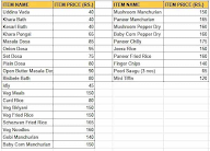 9 Marks Cafe menu 1