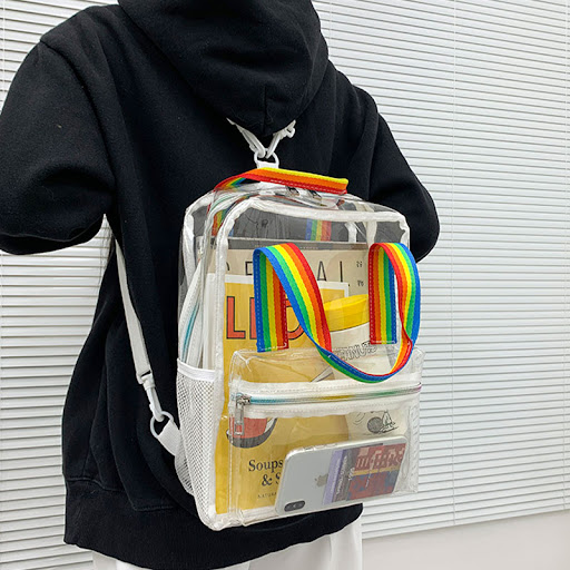 Title 8, Womens Anti-frozen Transparent Schoolbag, perf...
