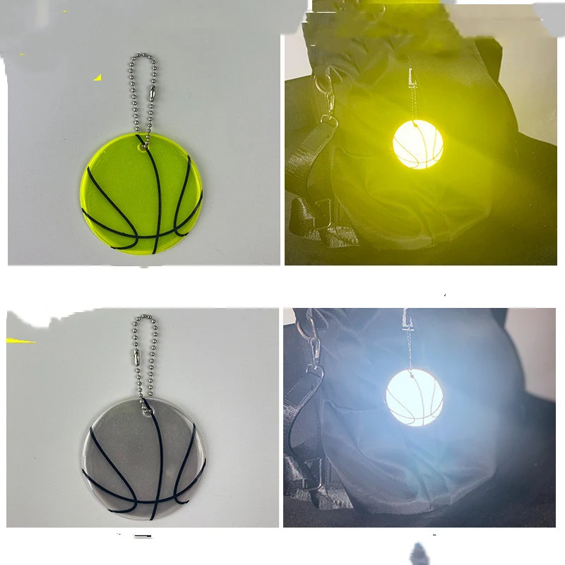 Title 5, Pendentif basket-ball réfléchissant pour sac d...