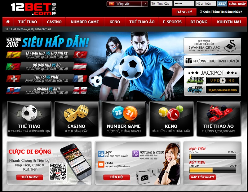 12bet - Nhà cái cá cược bóng đá trực tuyến - Đổi thưởng 247 - Ảnh 1