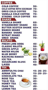 Organic Chai Wallah menu 2