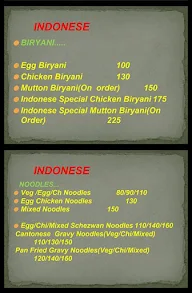 Indonese menu 4