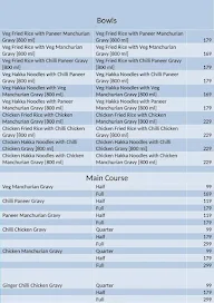 The Food Arena menu 4