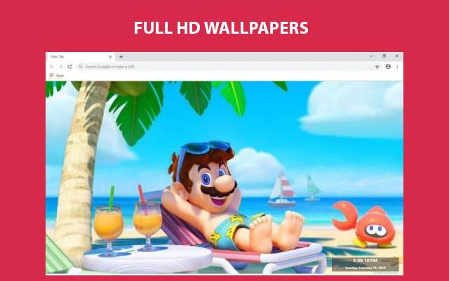 Super Mario Full HD New Tab