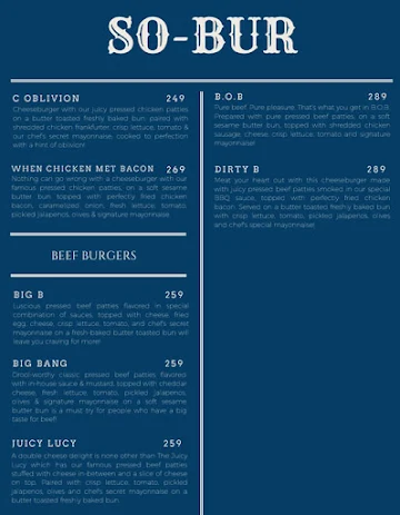 So-Bur menu 
