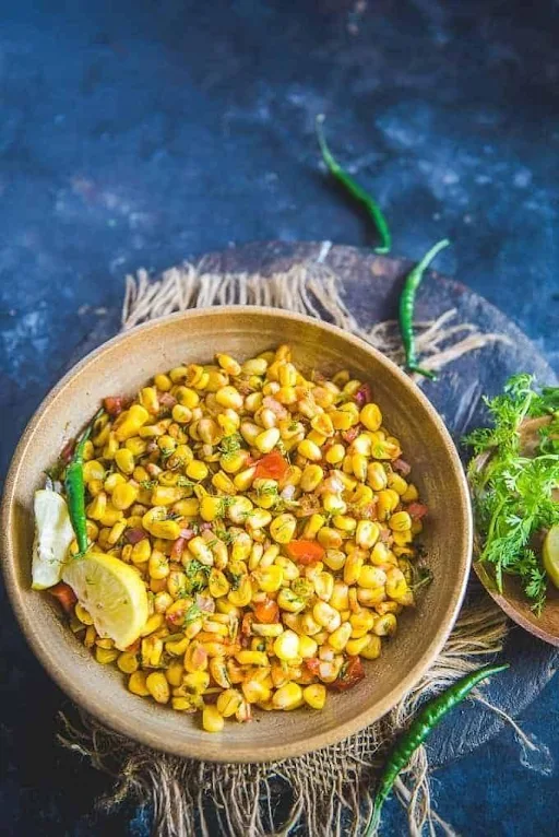 Sweet Corn Chaat ( Medium Serves 2-3)