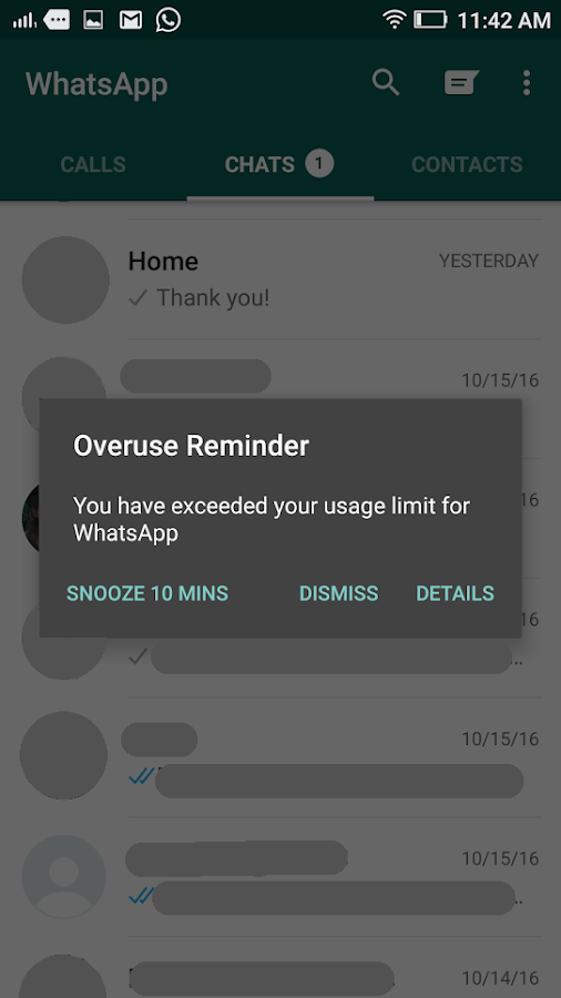    addictOmeter Phone Manager- screenshot  