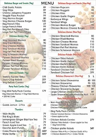 Momos N More menu 1