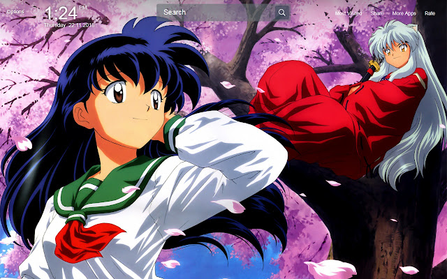 Inuyasha Wallpapers Theme New Tab