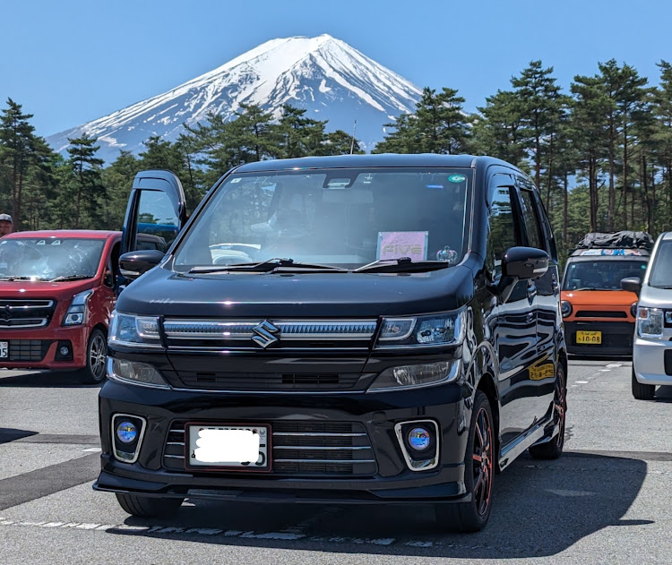 ワゴンRスティングレーの現行ワゴンRオフ会・富士山パーキング・たくさんのご参加本当にありがとうございました🙇・富士山とコラボに関するカスタム事例の投稿画像5枚目
