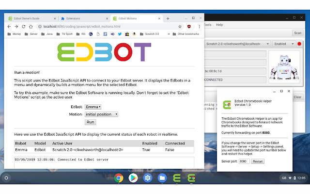 Edbot Chromebook Helper chrome extension