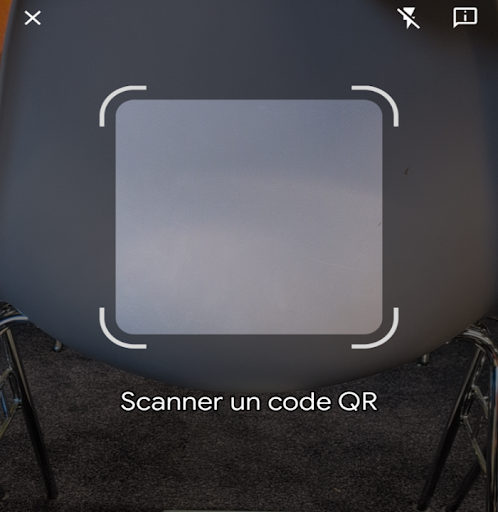 Scanning for a QR code