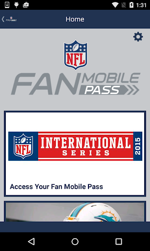 NFL UK Fan Mobile Pass