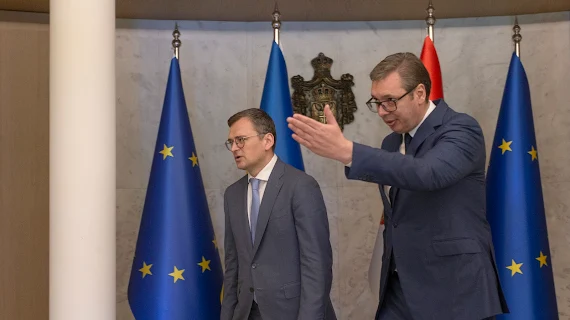 Kuleba razgovara sa Vučićem u Vili 'Mir', sa Vučevićem se sastao u Vladi