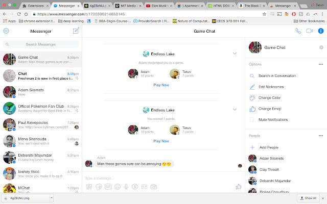 Messenger Clean Up chrome extension