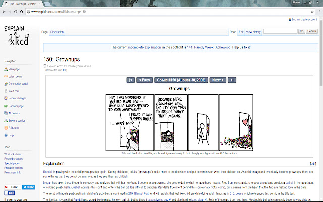 explain xkcd