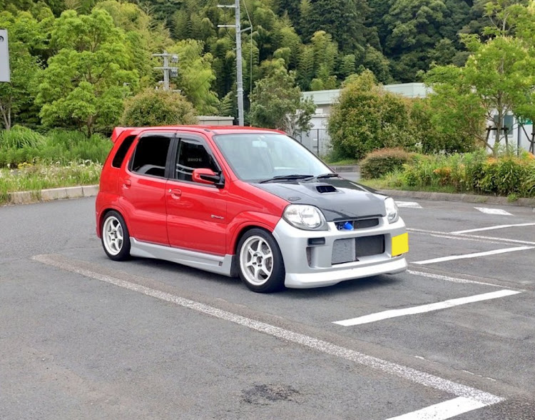 Keiワークスのまんび・遠征・タービンブロー・長距離ドライブ・梅雨の晴れ間に関するカスタム事例の投稿画像1枚目