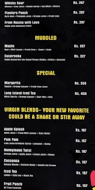 Exotica The Lounge Bar - Crescent Spa & Resorts menu 1