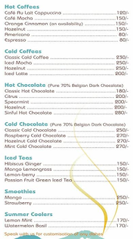 The Little Hill Cafe menu 2