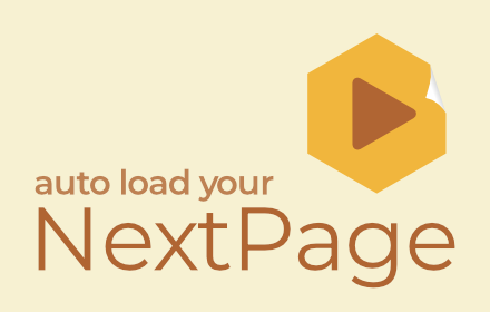 NextPage - auto load the next page small promo image