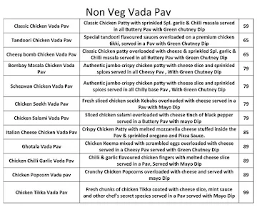 Flavours Of Vada Pav menu 