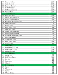 Karavali Fish Land menu 2