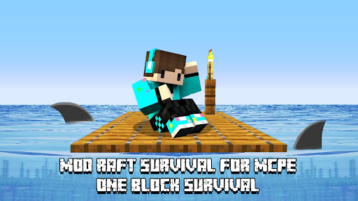 Screenshot Mod Raft Survival for MCPE - O