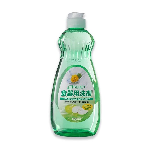 Nước Rửa Chén, Bát S Select Nhật Bản Hương Táo (600Ml)