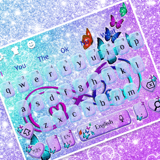 Glitter Dream Infinity Love Keyboard Theme