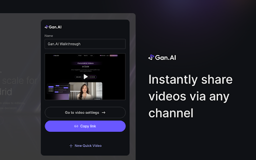 Gan.AI - Free Screen & Camera Recorder