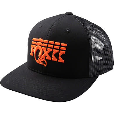 Fox Stacked Flat Brim Trucker Hat 