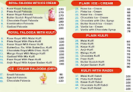 Rassily Falooda menu 1