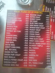 Shreenath Delhi Chaat menu 1