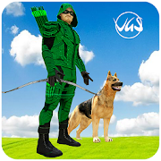 Green Arrow Shooter: Jungle survival hunter games  Icon