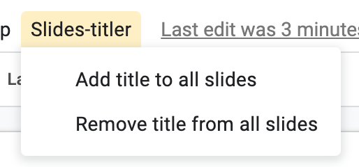 Slides Titler screenshot 1