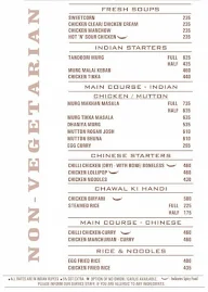 Hotel Shreemaya Residency menu 3