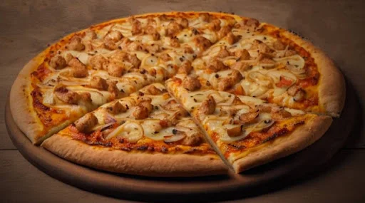 Chicken Cheese Tikka Pizza