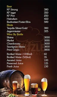 Drizzle By The Beach menu 2