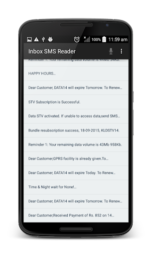 Inbox SMS Reader Free