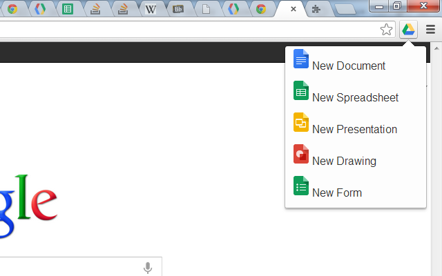 Google Docs Quick Create Preview image 0