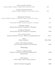 Bianca Cafe menu 2