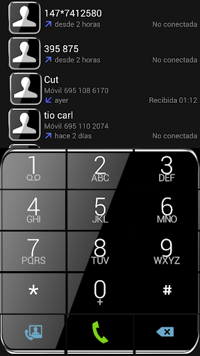 THEME BLACK GLASS FOR EXDIALER