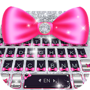 Glitter Bowknot Emoji Keyboard  Icon