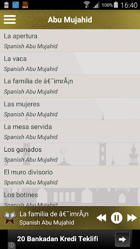 Quran Spanish Abu Mujahid Mp3